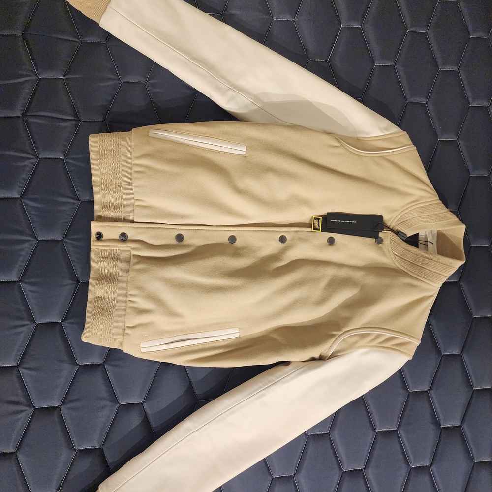 Boda Skins ECRU Tall Varsity Jacket
